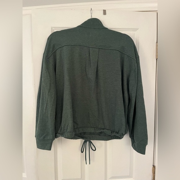 Lou & Grey Collared Cotton Drawstring Sweatshirt - Picture 5 of 7